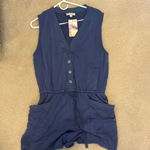 Blue romper. New with tags